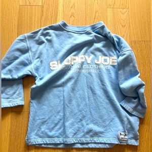 Sloppy Joe Essential Clothing - Straight Crew Sweatshirt - Baby Blue - Size 1